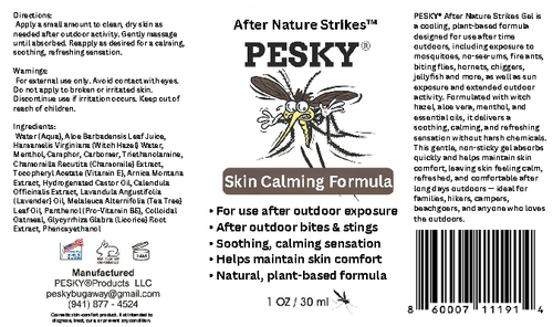 After Nature Strikes™ PESKY® Post-Bite Calming Gel Targeted Skin Comfort Formula